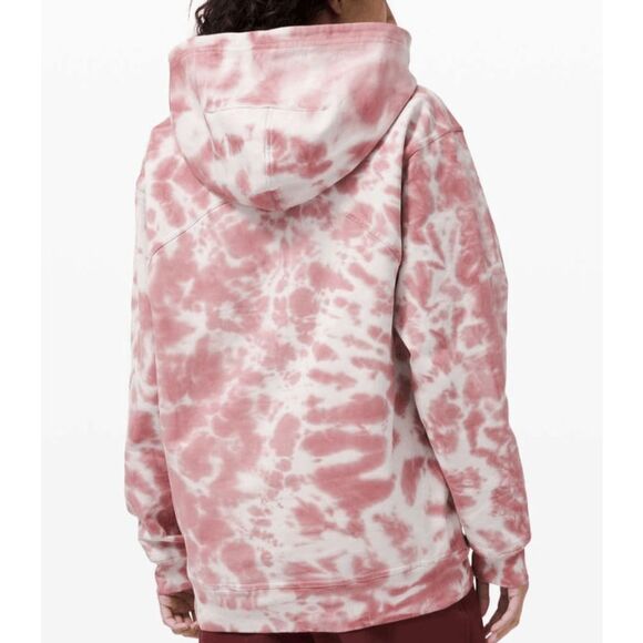 LULULEMON ATHLETICA All Yours Hoodie Tie Dye 'Fleece' Size 8 - Picture 1 of 4